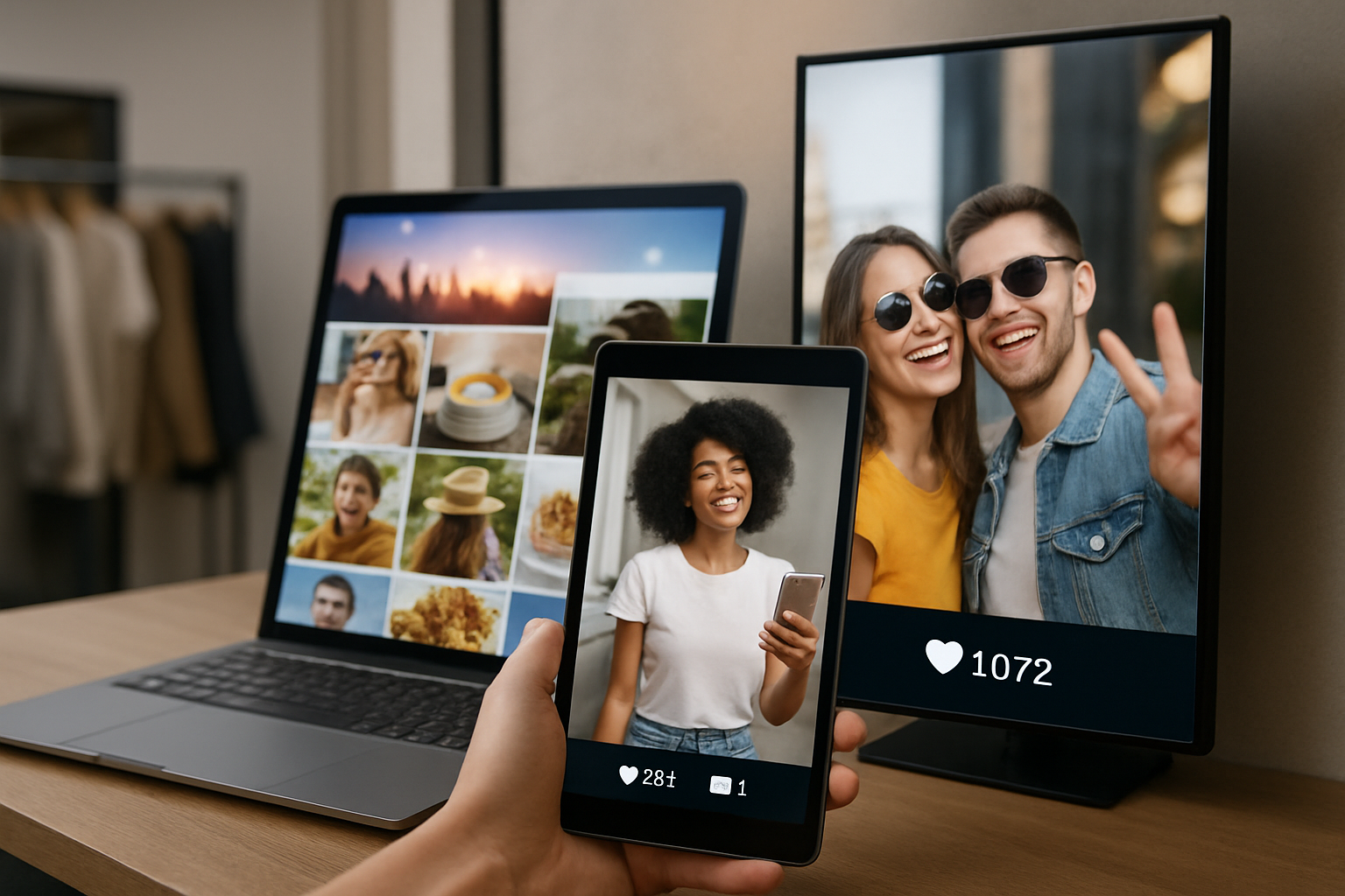 Social media display: vergroot je zichtbaarheid en betrokkenheid op elk scherm